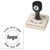 Eenvoudige Logo met tekstverwerkers Rubberstempel (Gestempeld)