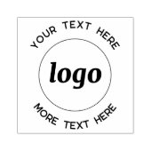 Eenvoudige Logo met tekstverwerkers Rubberstempel (Afrduk)