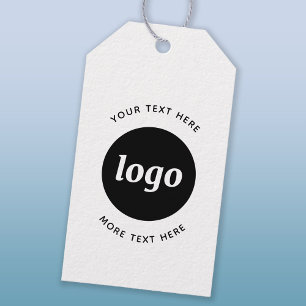 Eenvoudige Logo Met Zakelijke Labels Cadeaulabel