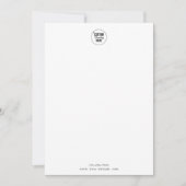 Eenvoudige Logo Notitiekaartje (Voorkant)