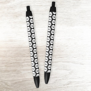 Eenvoudige Logo Pattern Promotional Business Black Zwarte Inkt Pen