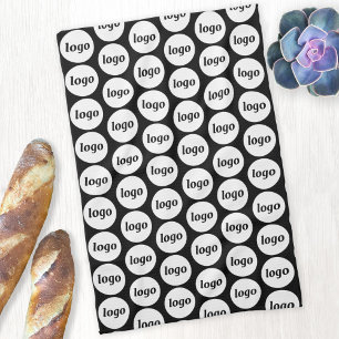 Eenvoudige Logo Pattern Zakelijk Promotioneel Theedoek