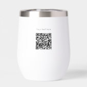 Eenvoudige Logo Professional Business QR-code (Achterkant)
