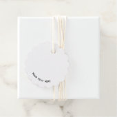 Eenvoudige Logo QR code Tekst Zakelijke prijs Labe Bedankjes Labels (In situ)