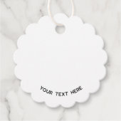 Eenvoudige Logo QR code Tekst Zakelijke prijs Labe Bedankjes Labels (Voorkant)