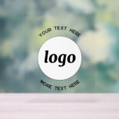 Eenvoudige Logo Tekst Promotiezaken Acryl Bord (Neutraal)