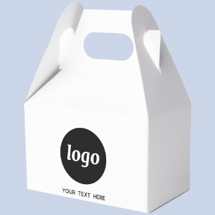 Eenvoudige Logo Tekst Promotionele Zakelijke Verpa Bedankdoosjes