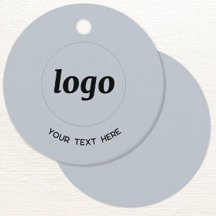 Eenvoudige Logo Tekst Zakelijk Poeder Blauw Prijs  Bedankjes Labels