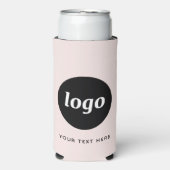 Eenvoudige Logo Tekst Zakelijk Promotie Blush Roze (Seltzer Voorkant)