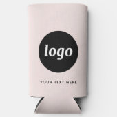 Eenvoudige Logo Tekst Zakelijk Promotie Blush Roze (Voorkant)