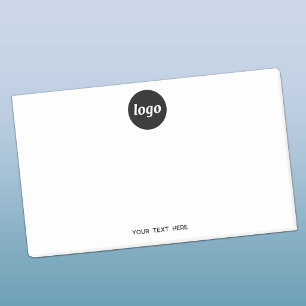 Eenvoudige Logo Tekst Zakelijke Promotie Post-it® Notes