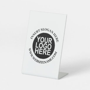 Eenvoudige Logo vervanging & moderne professionele Reclamebord Met Voetstuk