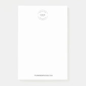Eenvoudige Logo Website Zakelijke promotie op maat Post-it® Notes (Voorkant)