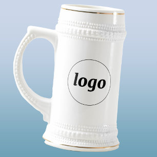 Eenvoudige Logo Zakelijke Merk Promotie Bierpul