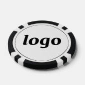 Eenvoudige Logo Zakelijke Promotionele Branding Poker Chips (Enkel)