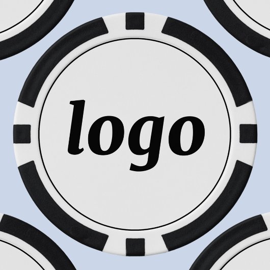Eenvoudige Logo Zakelijke Promotionele Branding Poker Chips