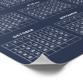 Eenvoudige maar Elegante 2025 Agenda | Poster (Hoek)