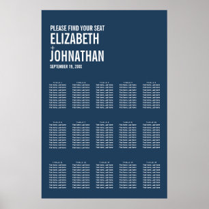 Eenvoudige marinesypografie-weddenschappen poster