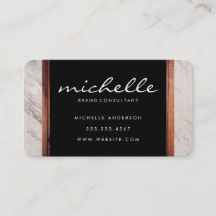 Eenvoudige Marmeren Houten Afwerking voor Zakelijk Visitekaartje
