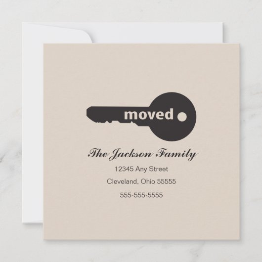 Eenvoudige mededeling over het verplaatsen van sle aankondiging (Voorkant)