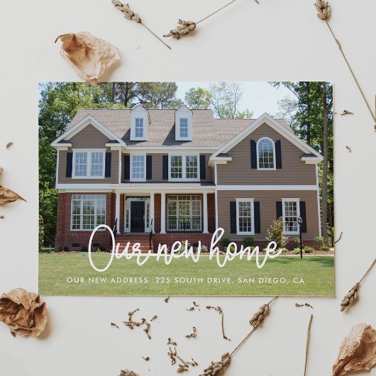 Eenvoudige mededeling van foto's briefkaart