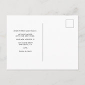 Eenvoudige mededeling van foto's briefkaart (Achterkant)