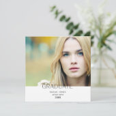 Eenvoudige mededeling van het Afstuderen van de Fo (Staand voorkant)