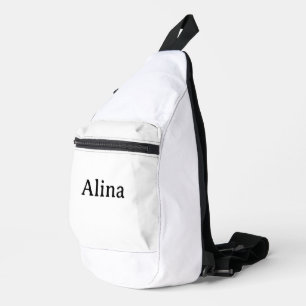 Eenvoudige merkpromotie 13,5" x 9" sling bag