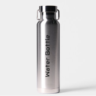 Eenvoudige merkpromotie 22oz zilver waterfles
