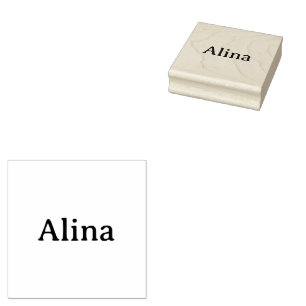 Eenvoudige merkpromotie 2,5" x 2,5" rubberstempel