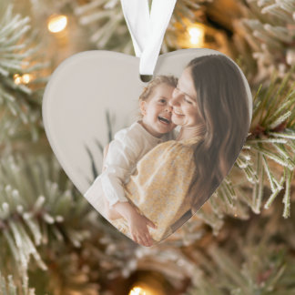 Eenvoudige Merkpromotie Acrylaat Hart Ornament