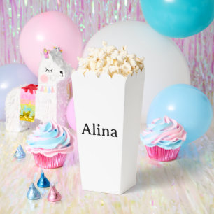 Eenvoudige merkpromotie Popcorn 3,75"x3,5"x7,5" Bedankdoosjes
