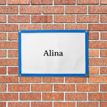 Eenvoudige merkpromotie Rechthoekige banner
