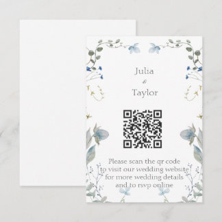 Eenvoudige Minimaal Envelopkaart Informatiekaartje
