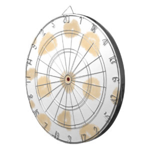 EENVOUDIGE MINIMAAL MODERNE MONOGRAM ELEGANT STIJL DARTBORD