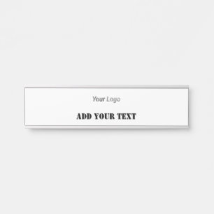 EENVOUDIGE MINIMAAL MODERNE MONOGRAM ELEGANT STIJL DEURBORDJE