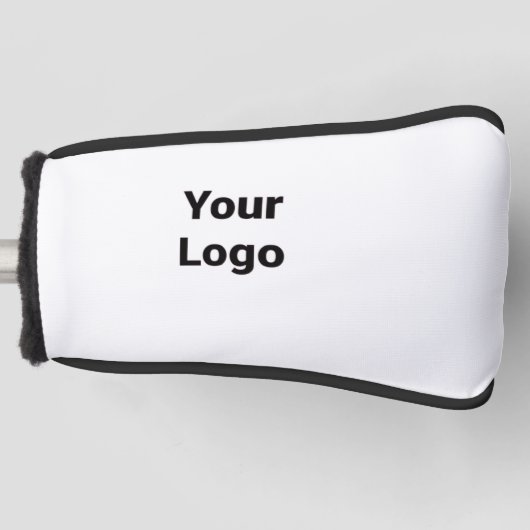 EENVOUDIGE MINIMAAL MODERNE MONOGRAM ELEGANT STIJL GOLFHEADCOVER (Voorkant)