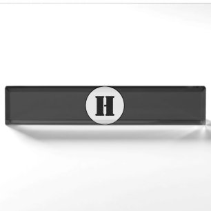 EENVOUDIGE MINIMAAL MODERNE MONOGRAM ELEGANT STIJL NAAMBORDJE