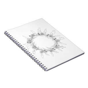 EENVOUDIGE MINIMAAL MODERNE MONOGRAM ELEGANT STIJL NOTITIEBOEK