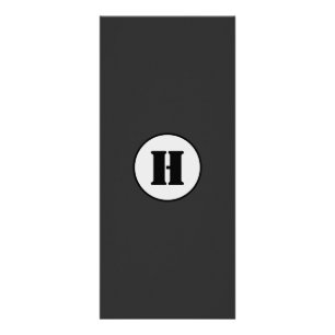 EENVOUDIGE MINIMAAL MODERNE MONOGRAM ELEGANT STIJL RECLAMEKAART