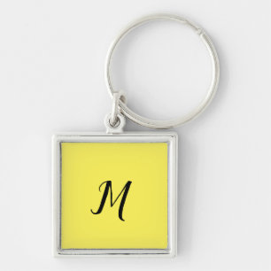 EENVOUDIGE MINIMAAL MONOGRAM ELEGANT SLEUTELHANGER