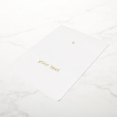 EENVOUDIGE MINIMAAL ONTWERPKaarten Folie Feestdagenkaart (Gedraaid)