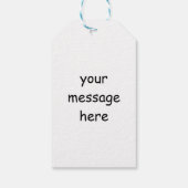 Eenvoudige minimal Happy Birth Day cadeau labels Cadeaulabel (Achterkant)