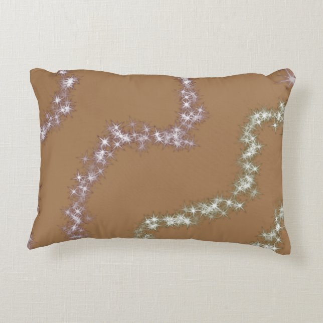 eenvoudige minimale aangepaste waterverf voegt log accent kussen (Achterkant)