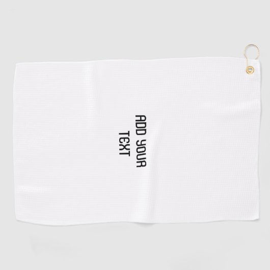 eenvoudige minimale aangepaste waterverf voegt log golfhanddoek (Horizontaal)