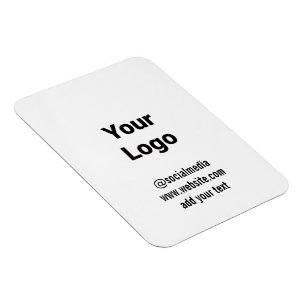 eenvoudige minimale aangepaste waterverf voegt log magneet