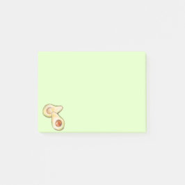 Eenvoudige minimale Avocado-Waterverf  Post-it® Notes