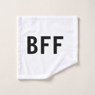 Eenvoudige minimale BFF beste vrienden familie aan Washandje