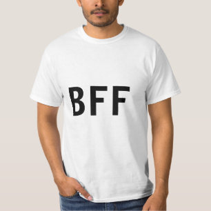 Eenvoudige minimale BFF-naam voor beste vrienden f T-shirt