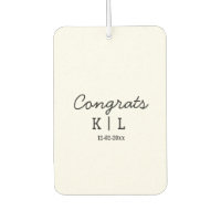 Eenvoudige minimale congraties voegen de datum van